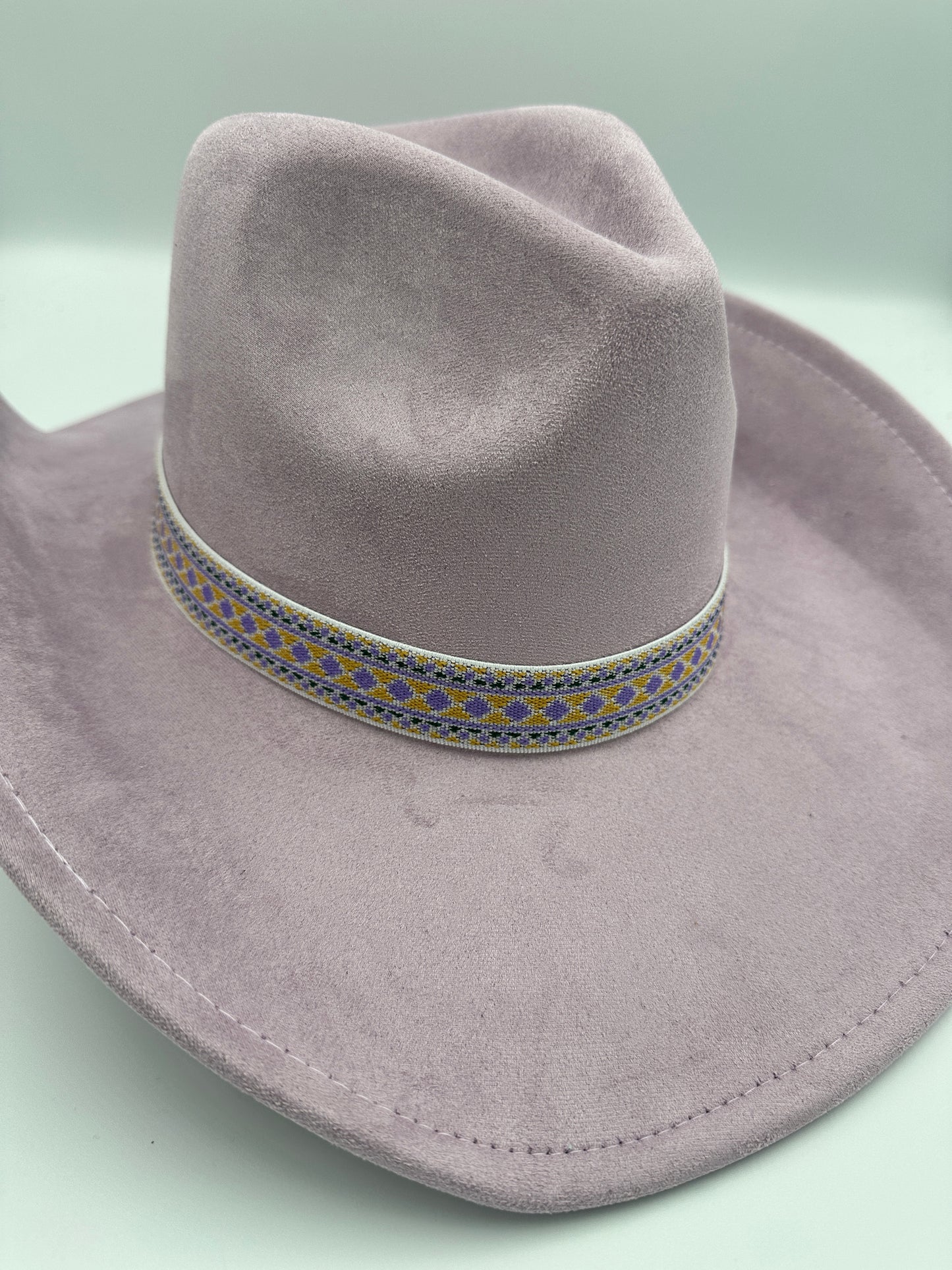 Suede Western Rancher - Lavender