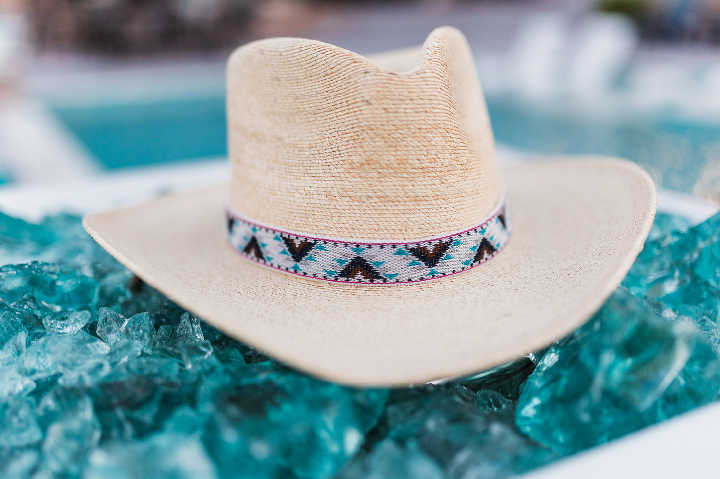 1” Black and White Aztec Band