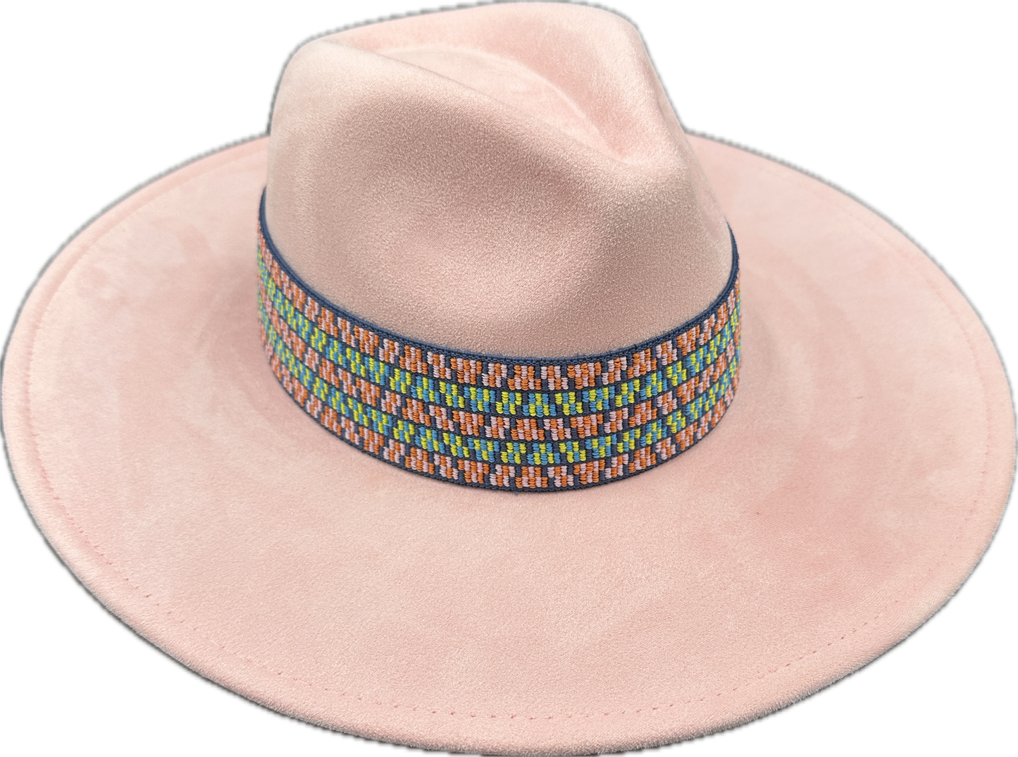 2” Pastel Checkerboard Hat Band