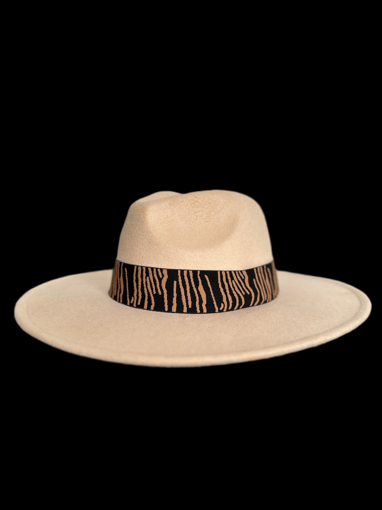 1.5” Reversible Black/Tan Tiger Hat Band
