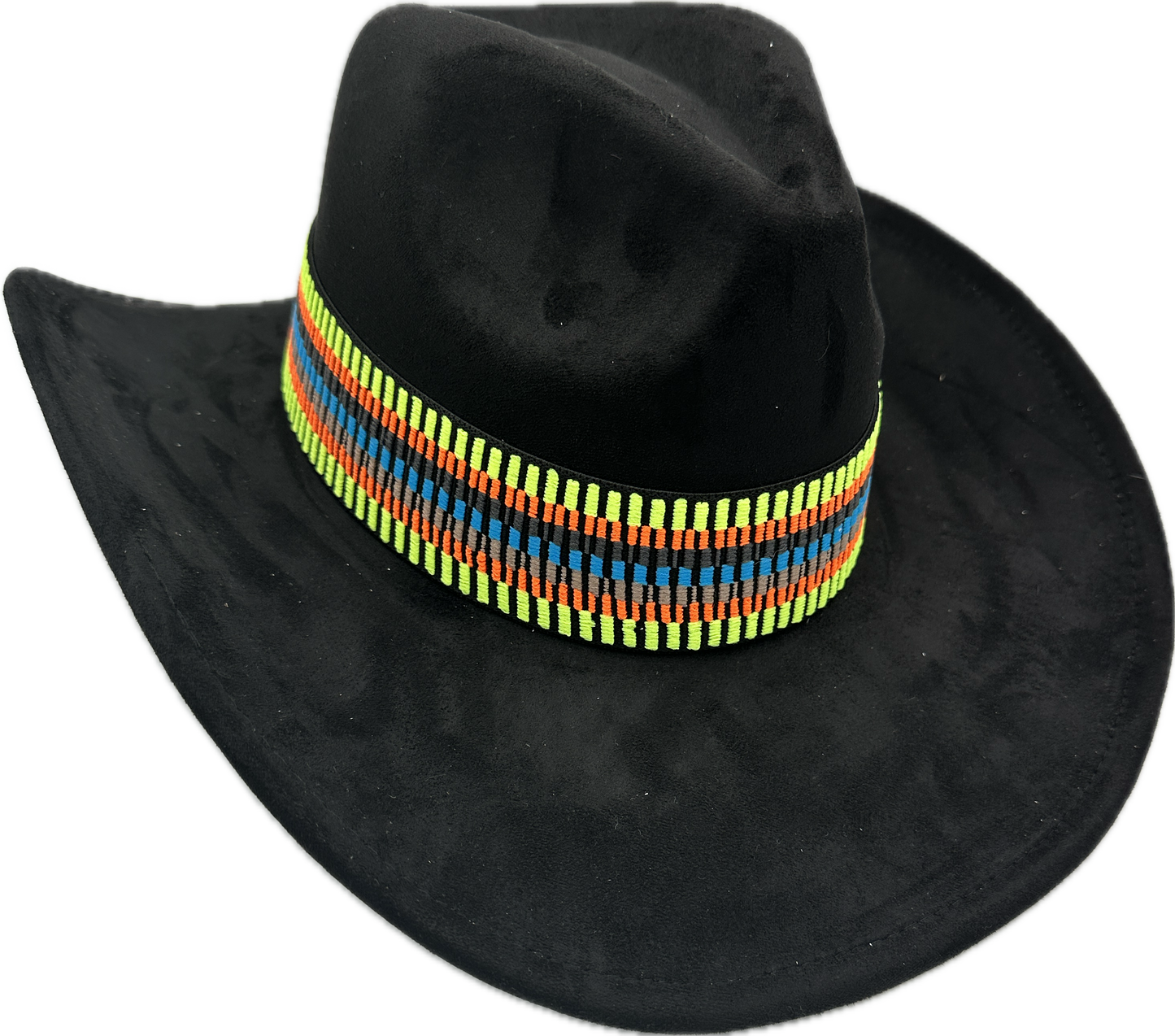 2” Neon Neutral Mini Stripe Hat Band