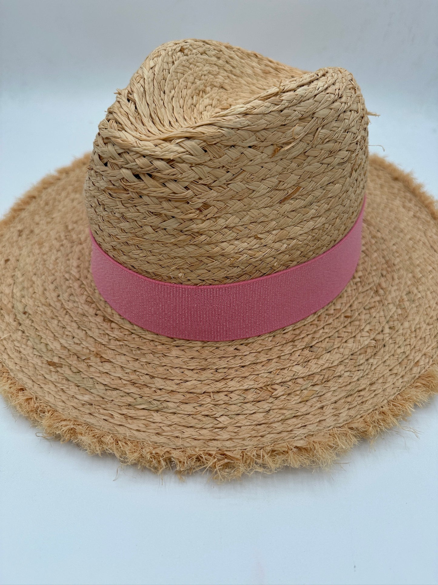1.5” Pink Dotted Shimmer Hat Band