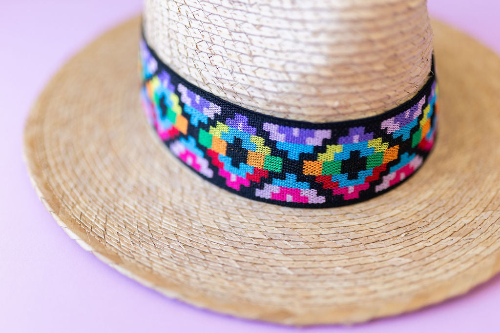 2” Bright Aztec Hat Band