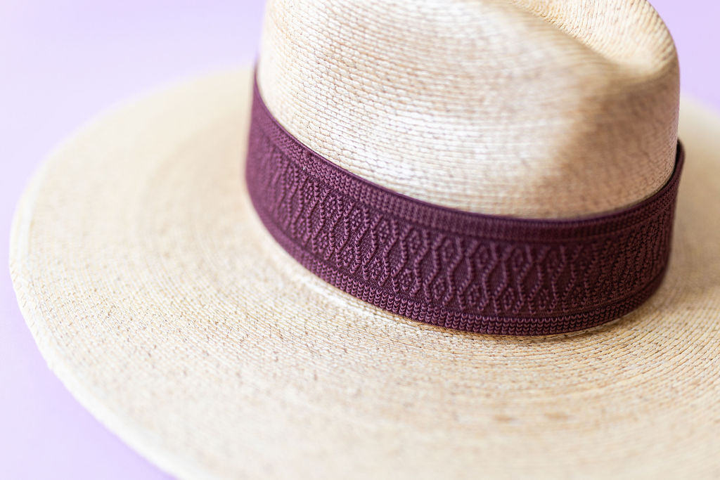 2” Chocolate Jacquard Band