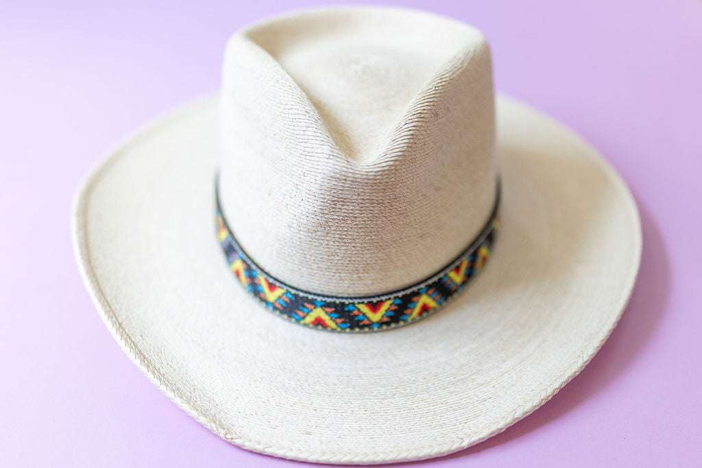 1” Black w/ Yellow & Red Aztec