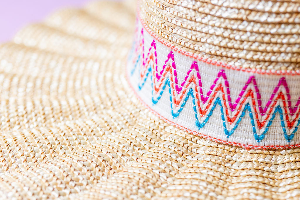 2” Bright ZigZag Hat Band