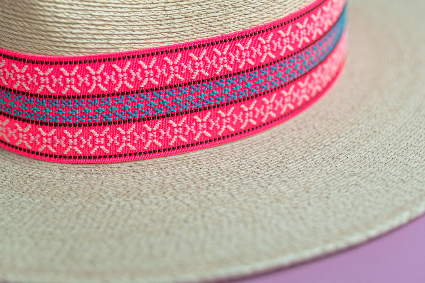 2” Hot Pink Multi Hat Band