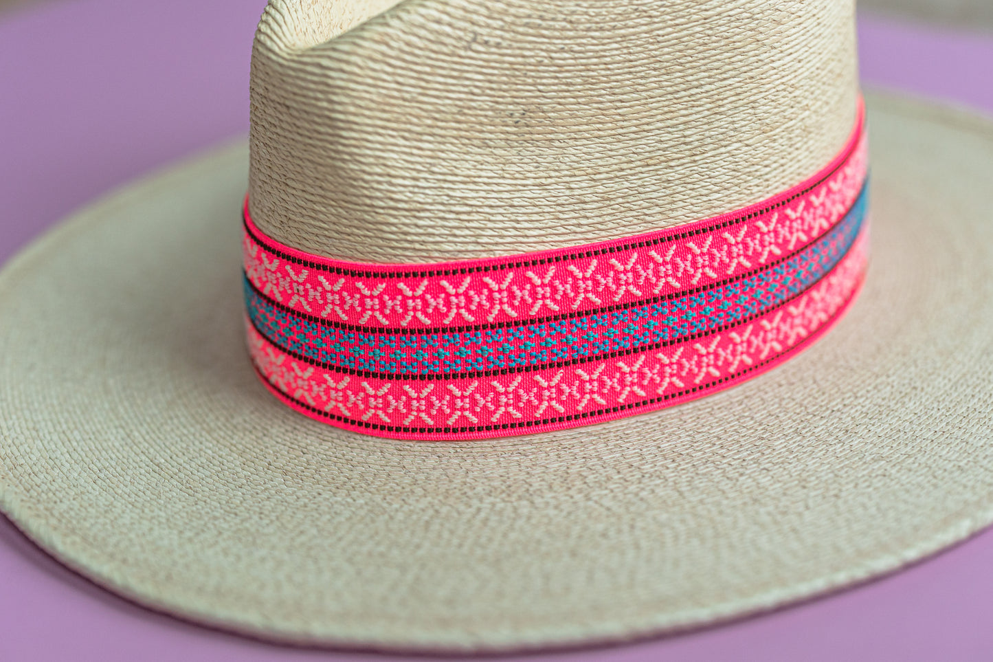 2” Hot Pink Multi Hat Band