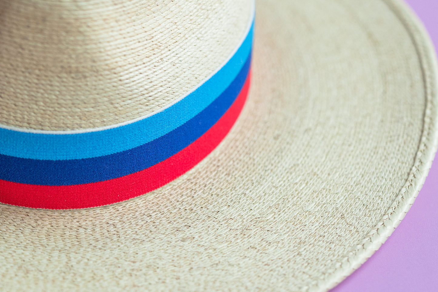1.5” 3-Stripe Red & Blues Hat Band
