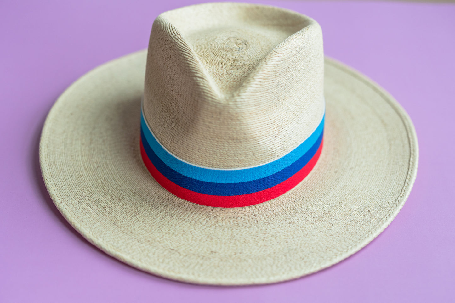 1.5” 3-Stripe Red & Blues Hat Band