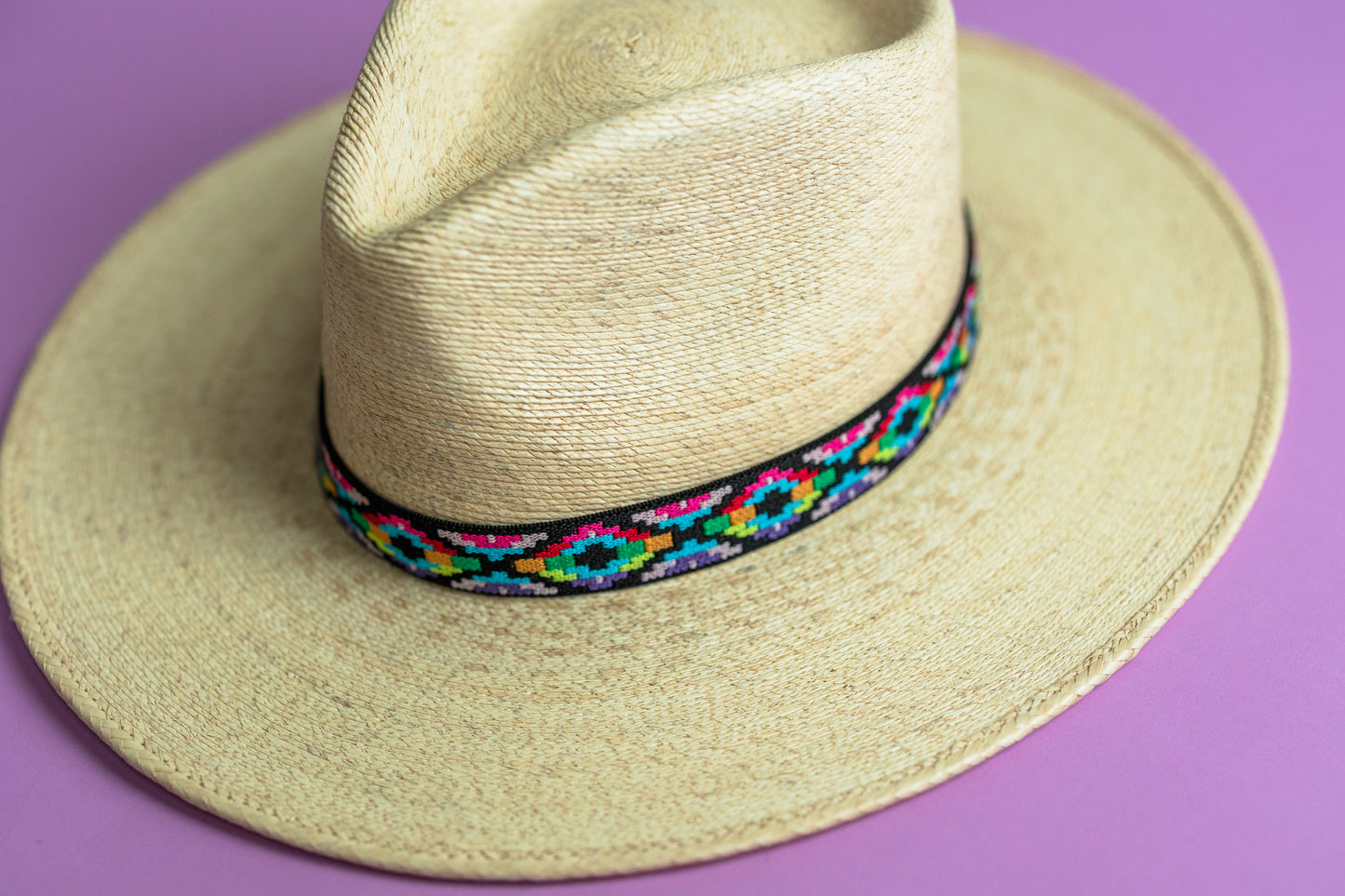 1” Bright Aztec Hat Band