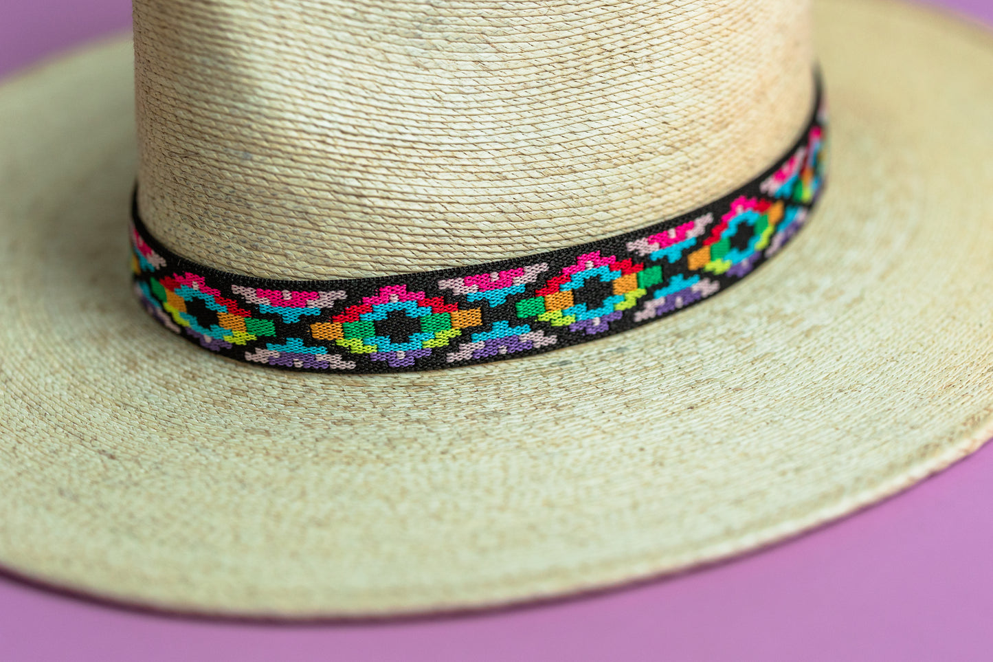 1” Bright Aztec Hat Band