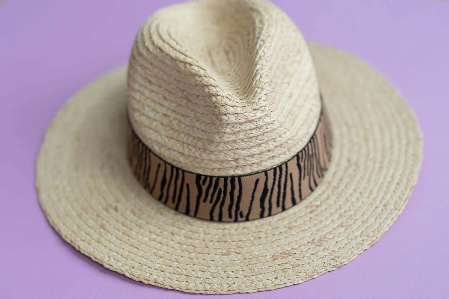1.5” Reversible Black/Tan Tiger Hat Band