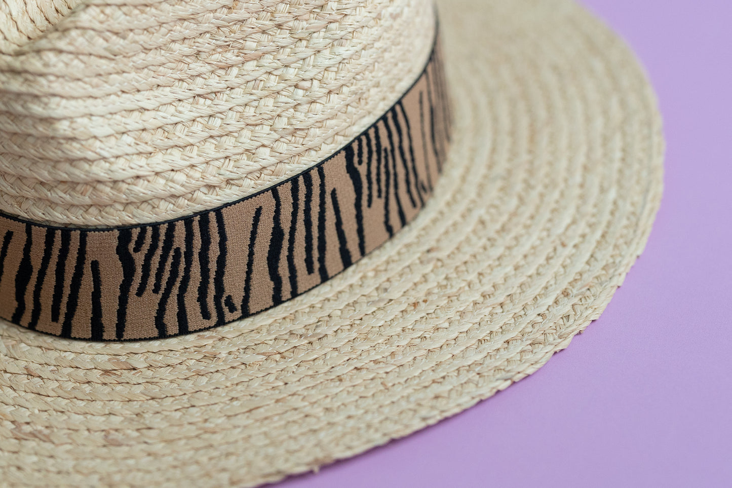 1.5” Reversible Black/Tan Tiger Hat Band