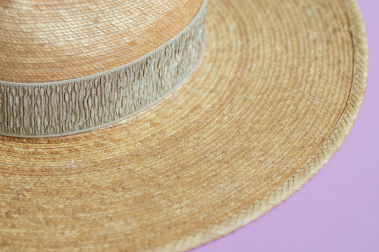 1.5” Gold Ruched Band