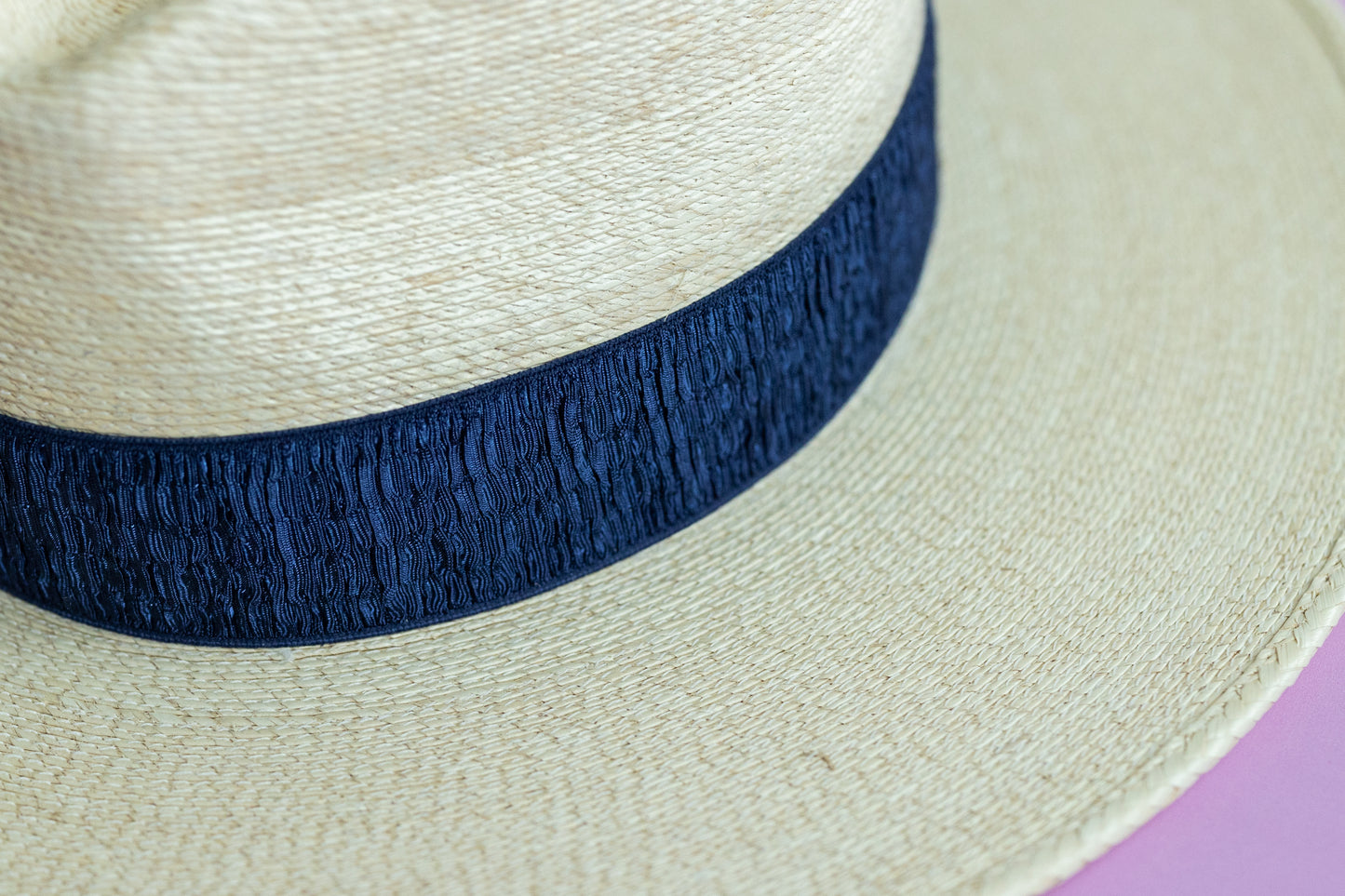 1.5” Navy Ruched Band