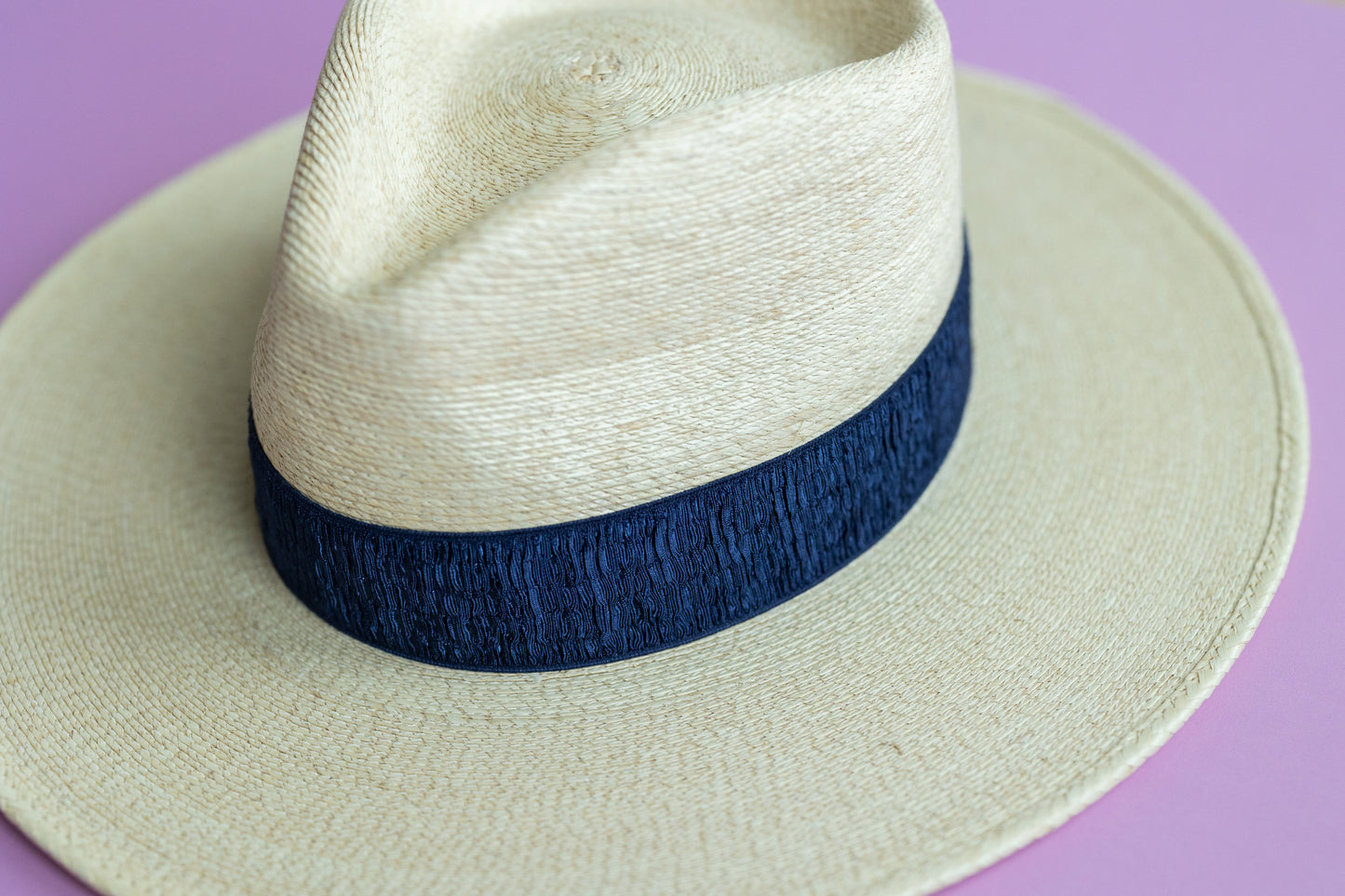 1.5” Navy Ruched Band