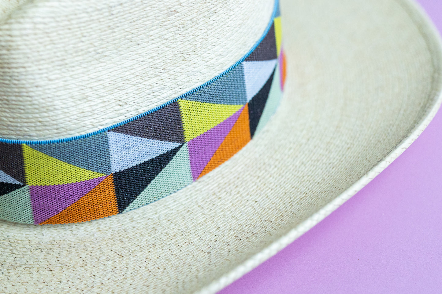 2” Colorful Triangles Hat Band