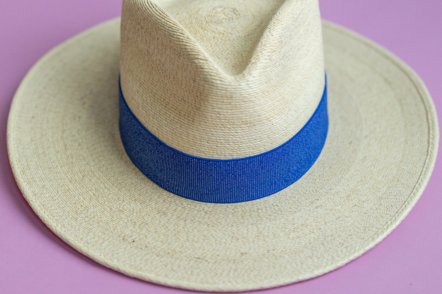 1.5” Royal Blue Dotted Shimmer Hat Band