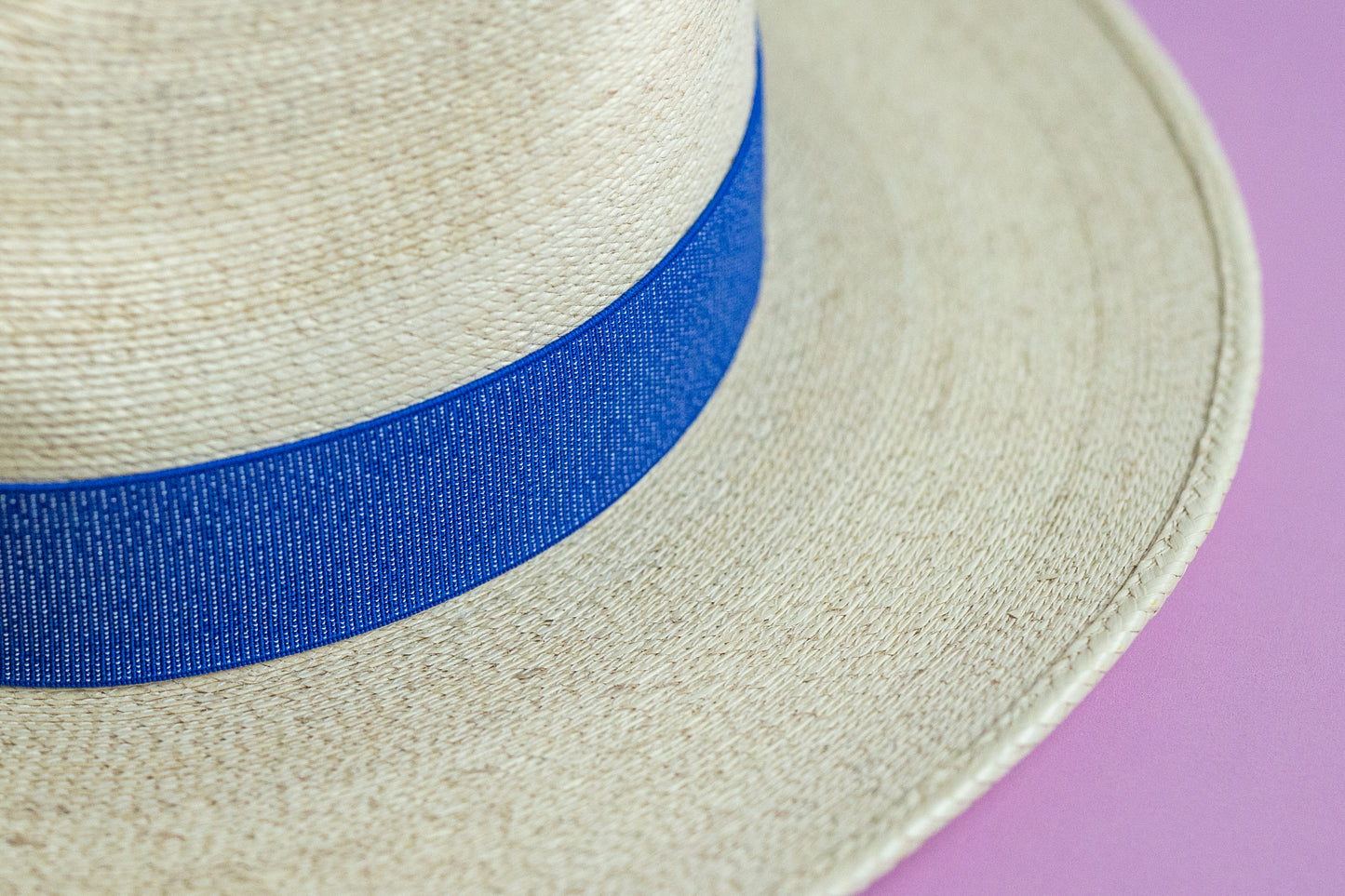 1.5” Royal Blue Dotted Shimmer Hat Band