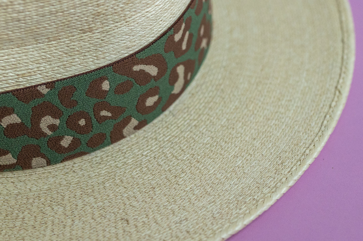 2” Olive Leopard Band