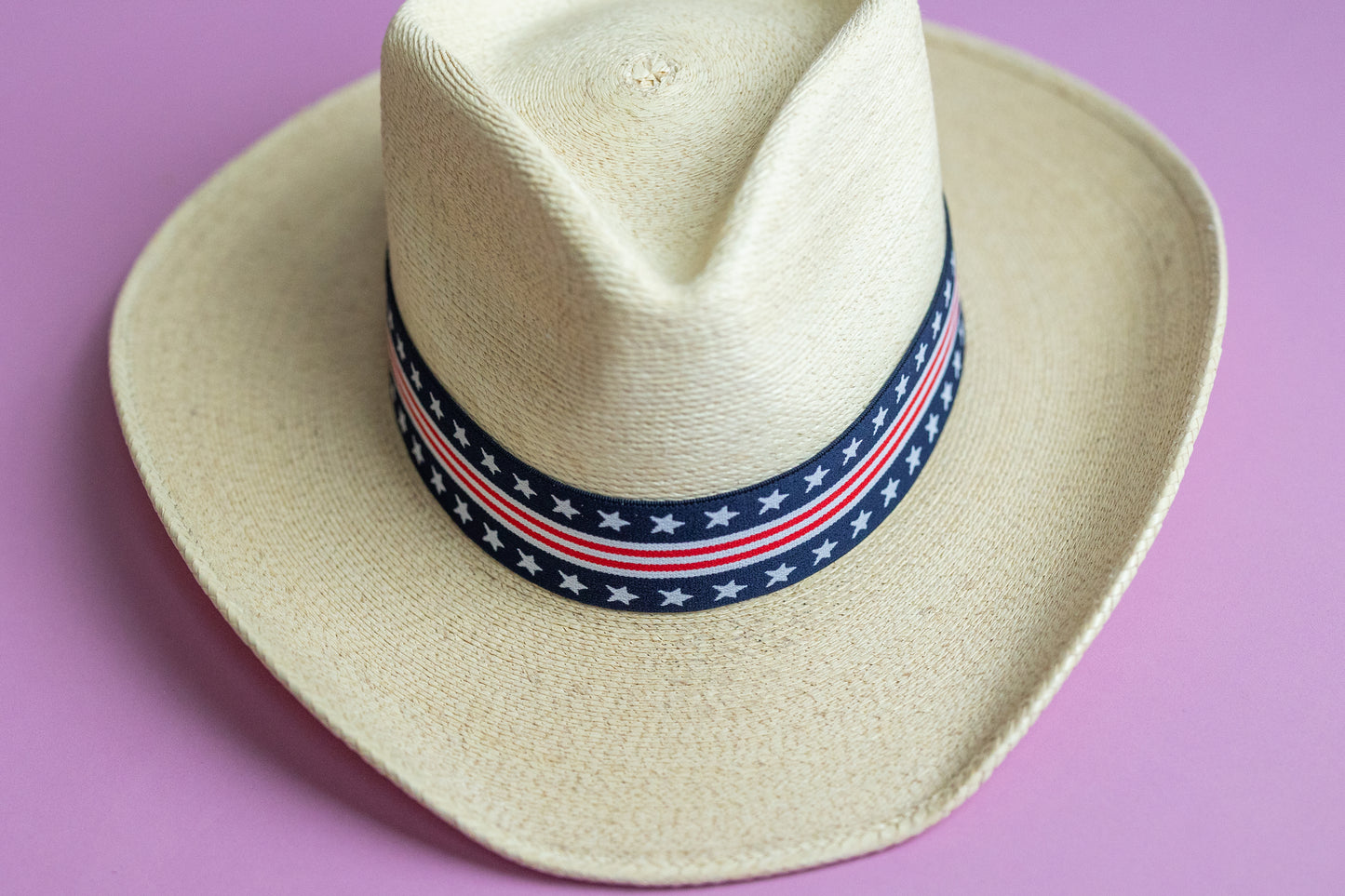 1.5” Navy Stars & Stripes Hat Band