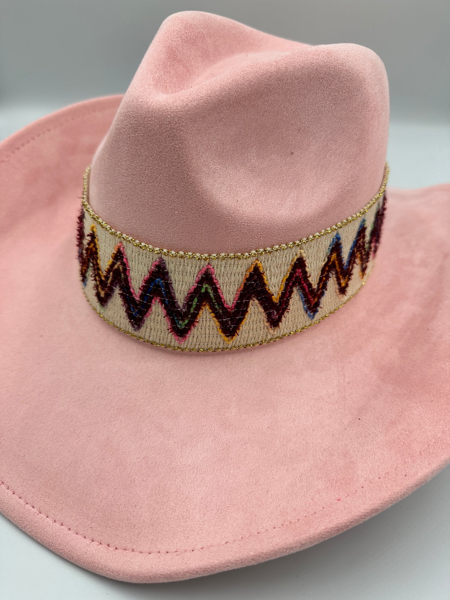 Suede Western Rancher - Pink