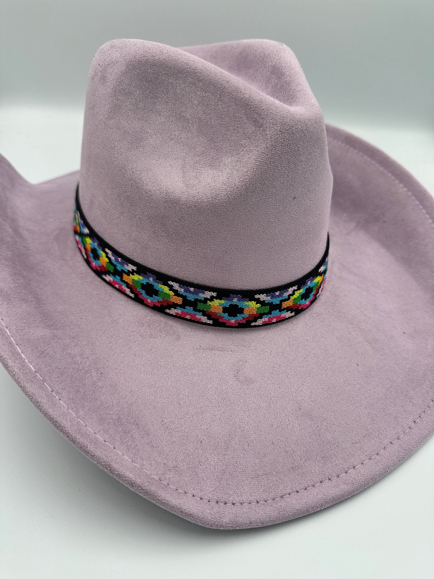 Suede Western Rancher - Lavender