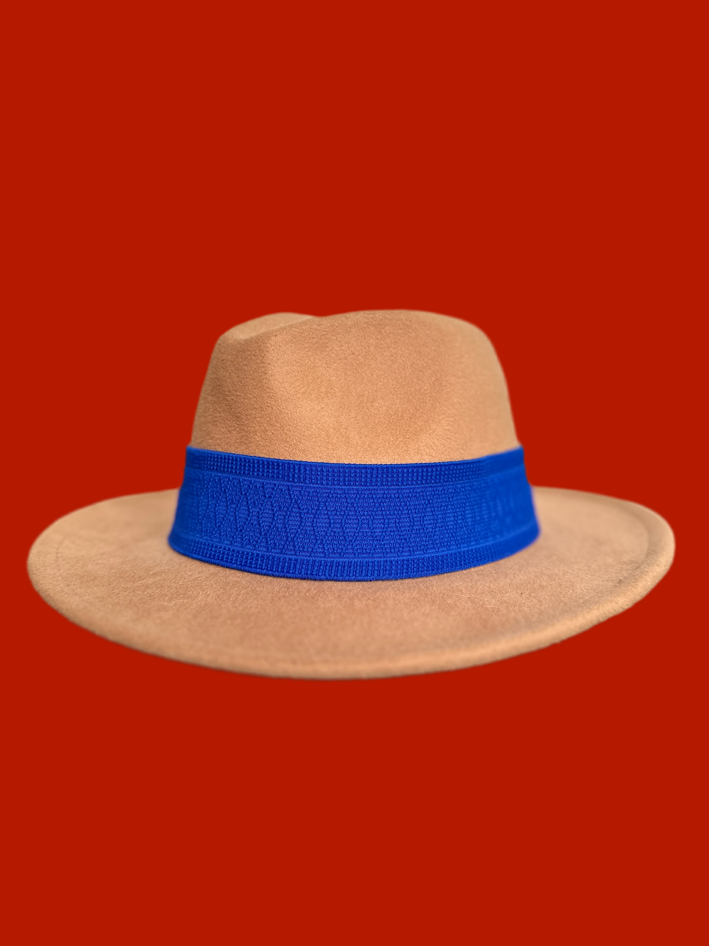2” Blue Jacquard Hat Band