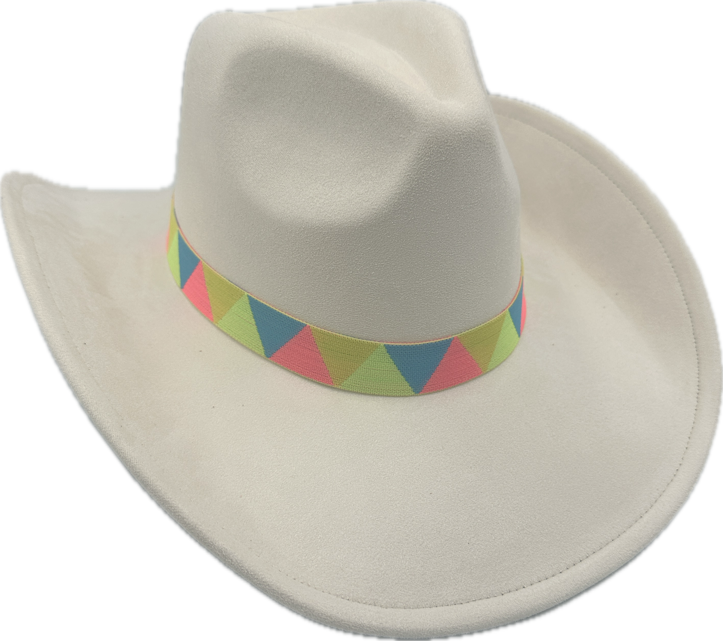 1” Neon Triangle Hat Band