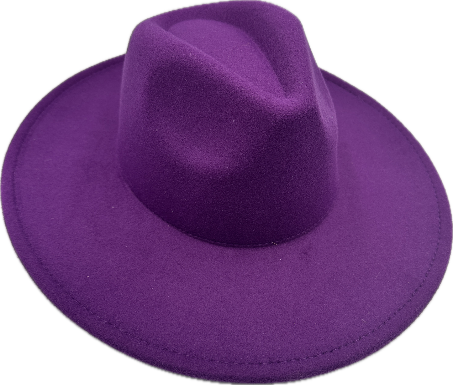 Purple Felt Rancher Hat