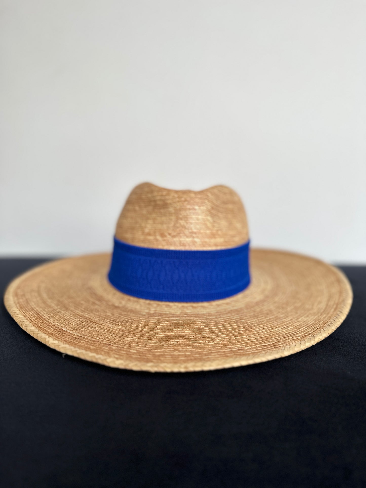 2” Blue Jacquard Hat Band