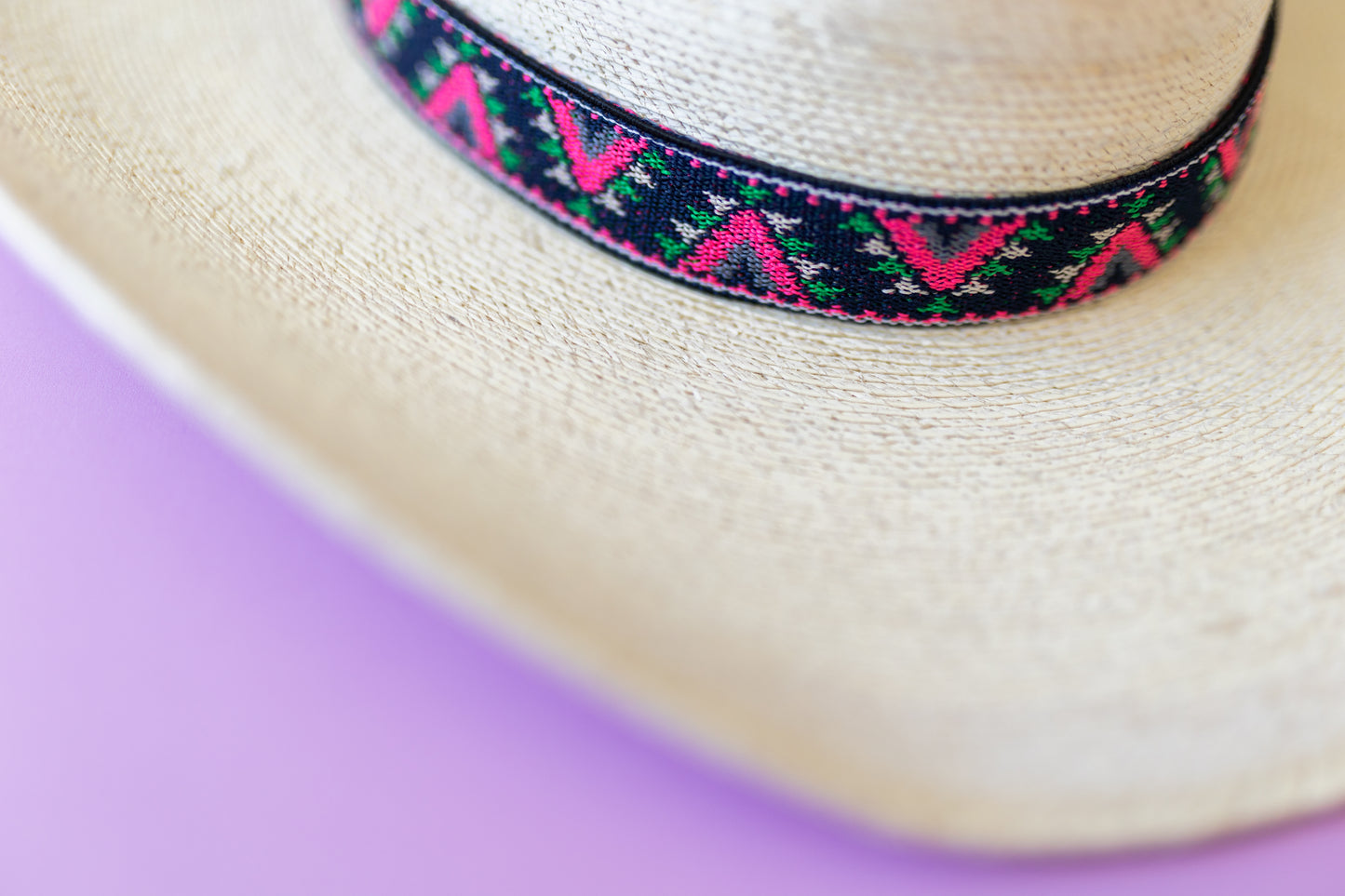 1” Black and Pink Aztec Band