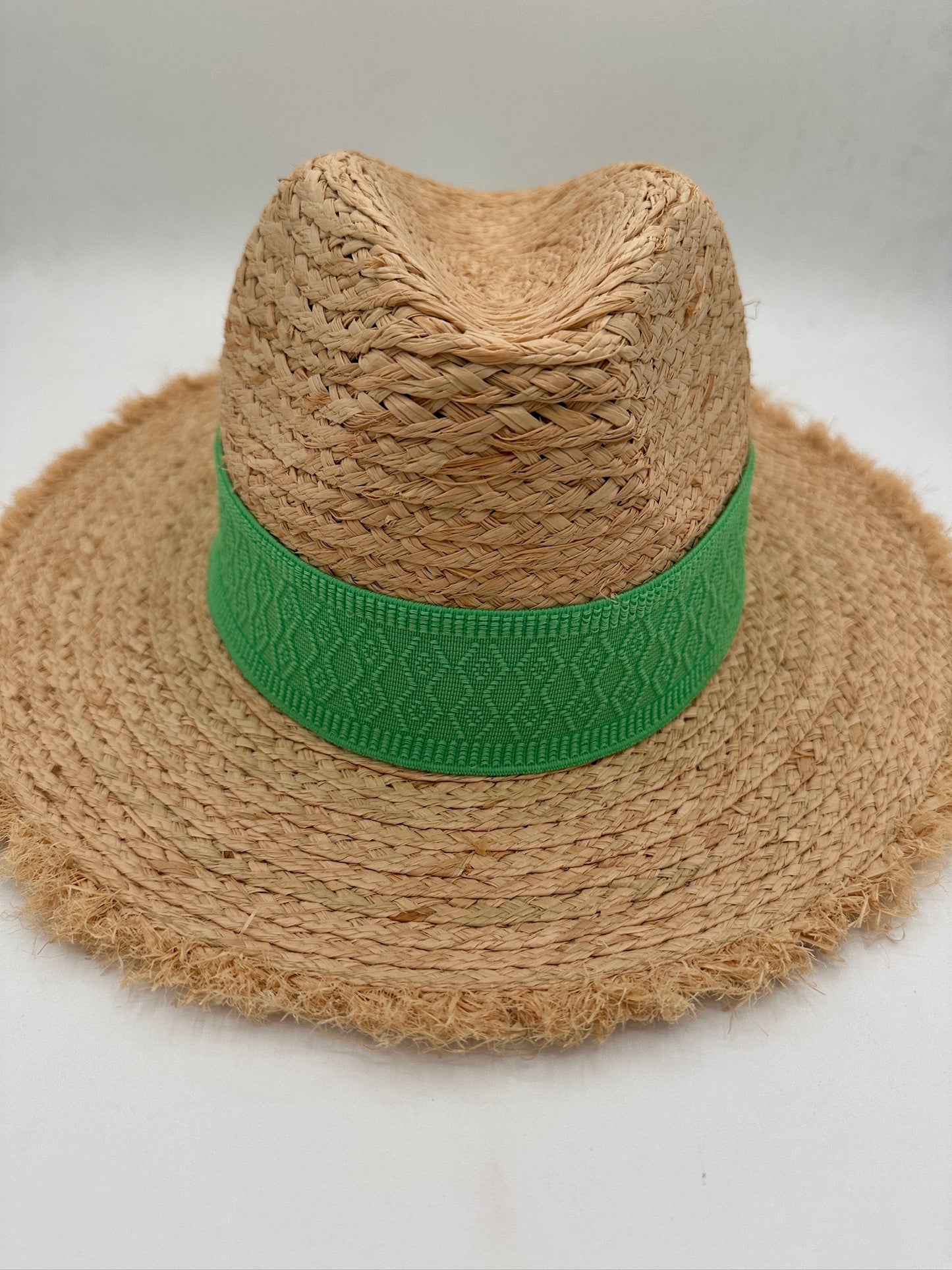 2" Kelly Green Jacquard Hat Band