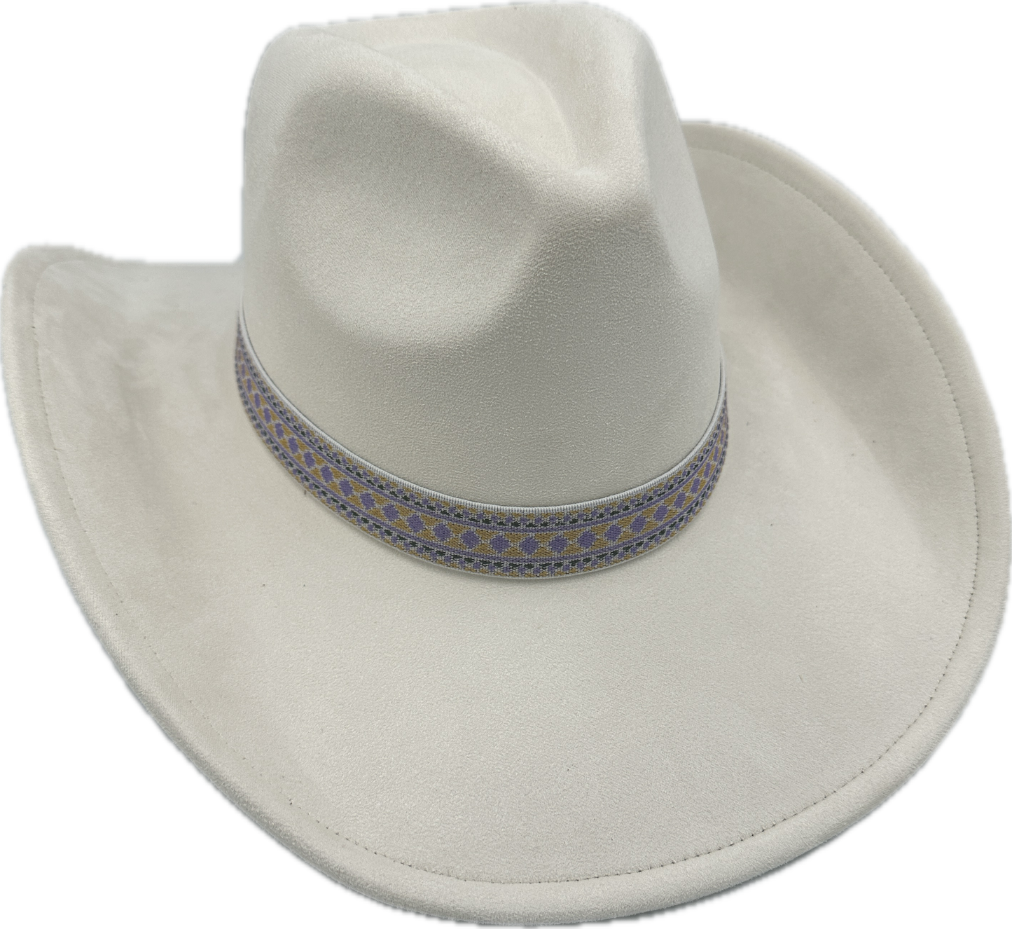 1” Purple & Gold Aztec Hat Band