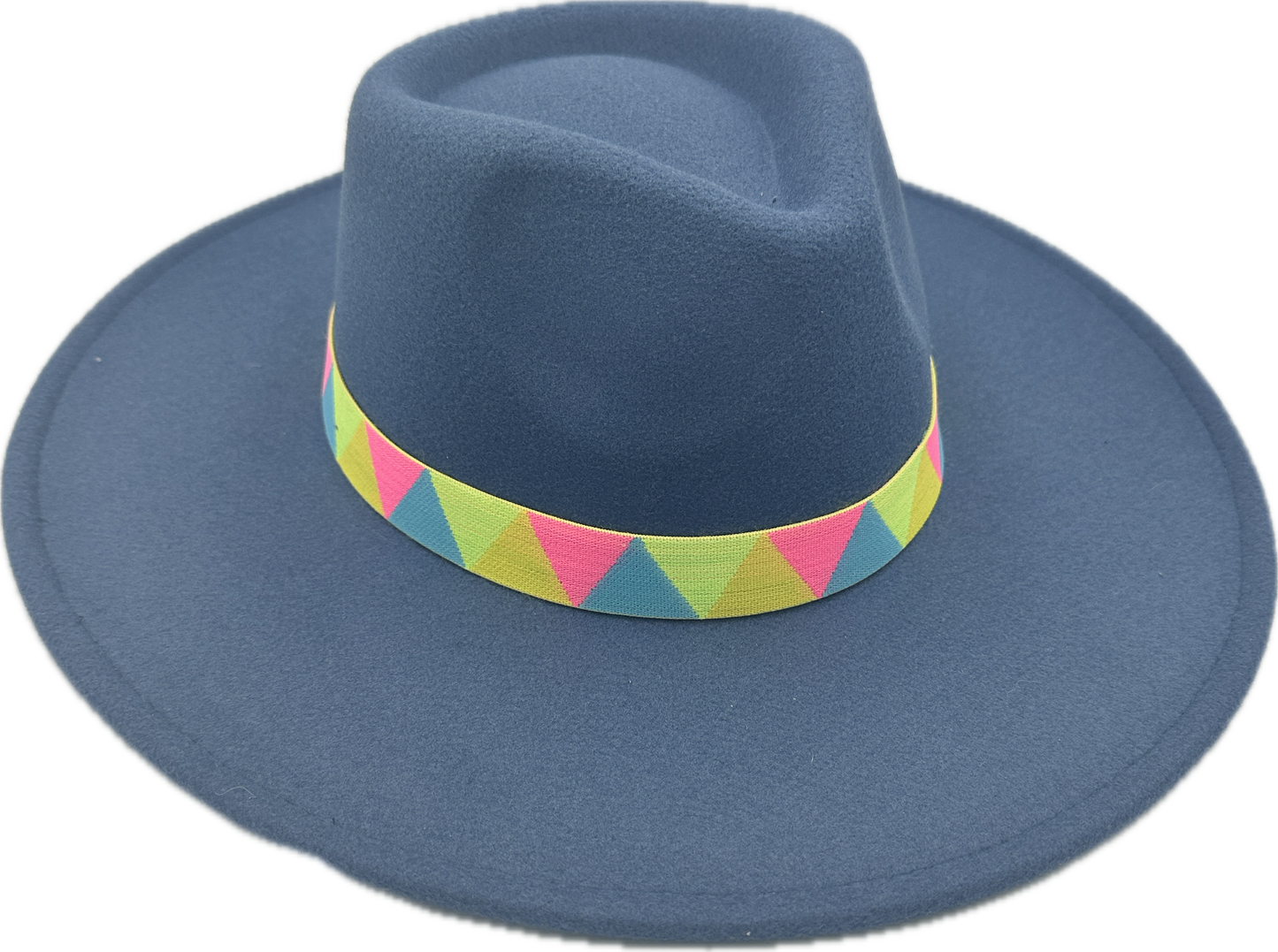 1” Neon Triangle Hat Band
