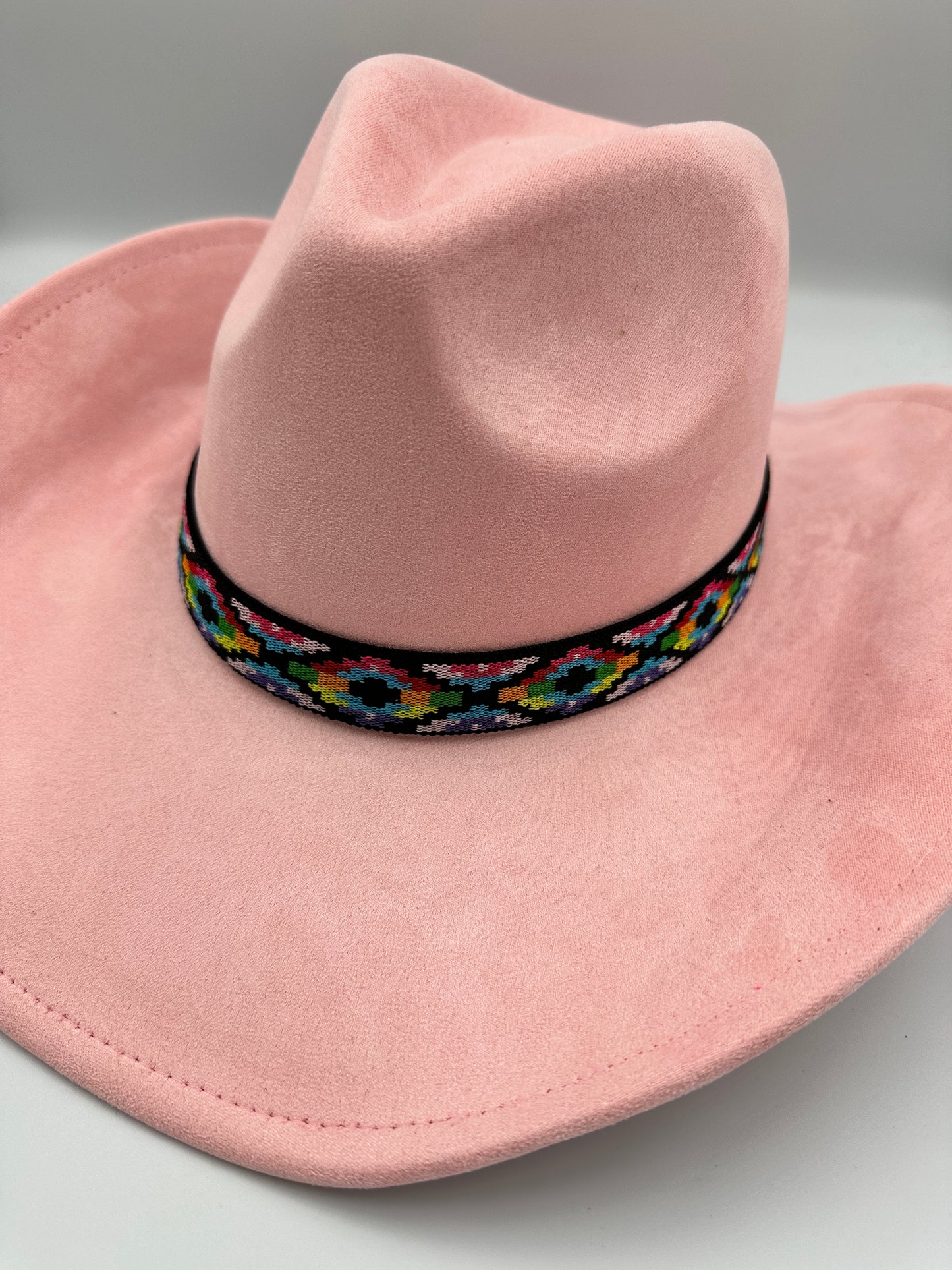 Suede Western Rancher - Pink
