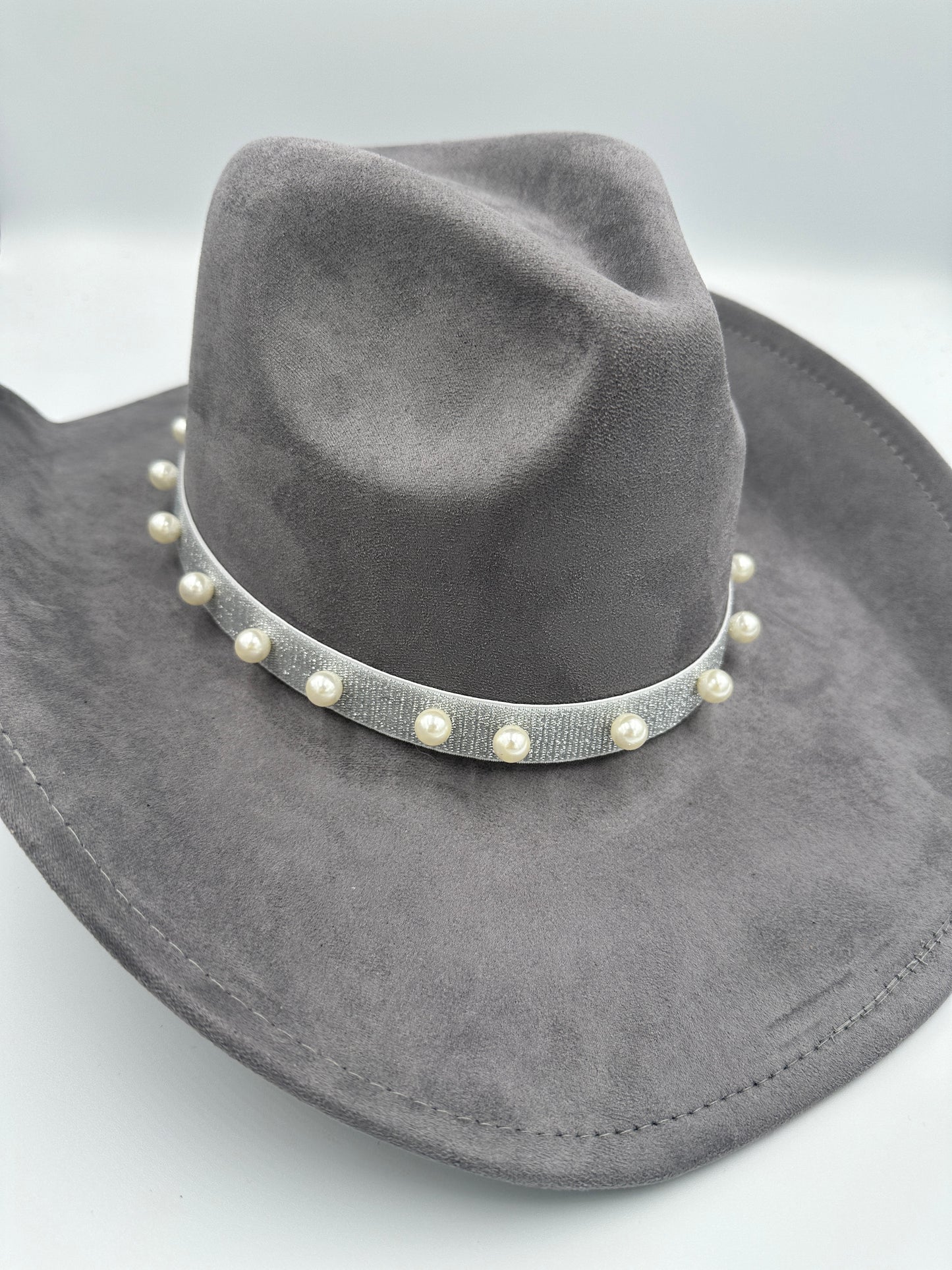 Suede Western Rancher - Gray