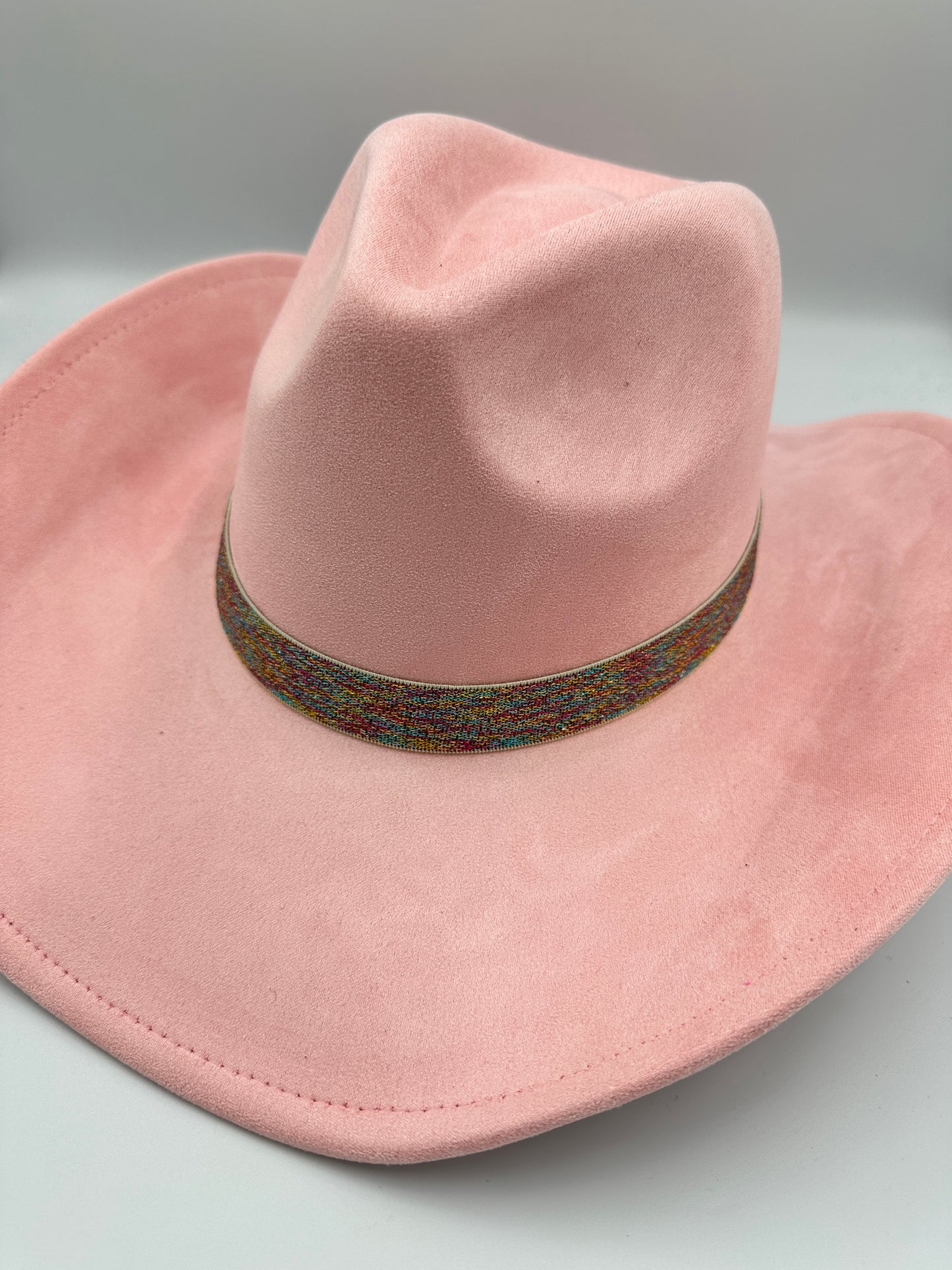 Suede Western Rancher - Pink