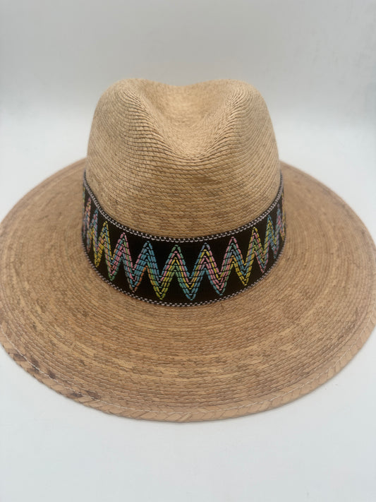 2” Pastel Shimmer ZigZag Hat Band