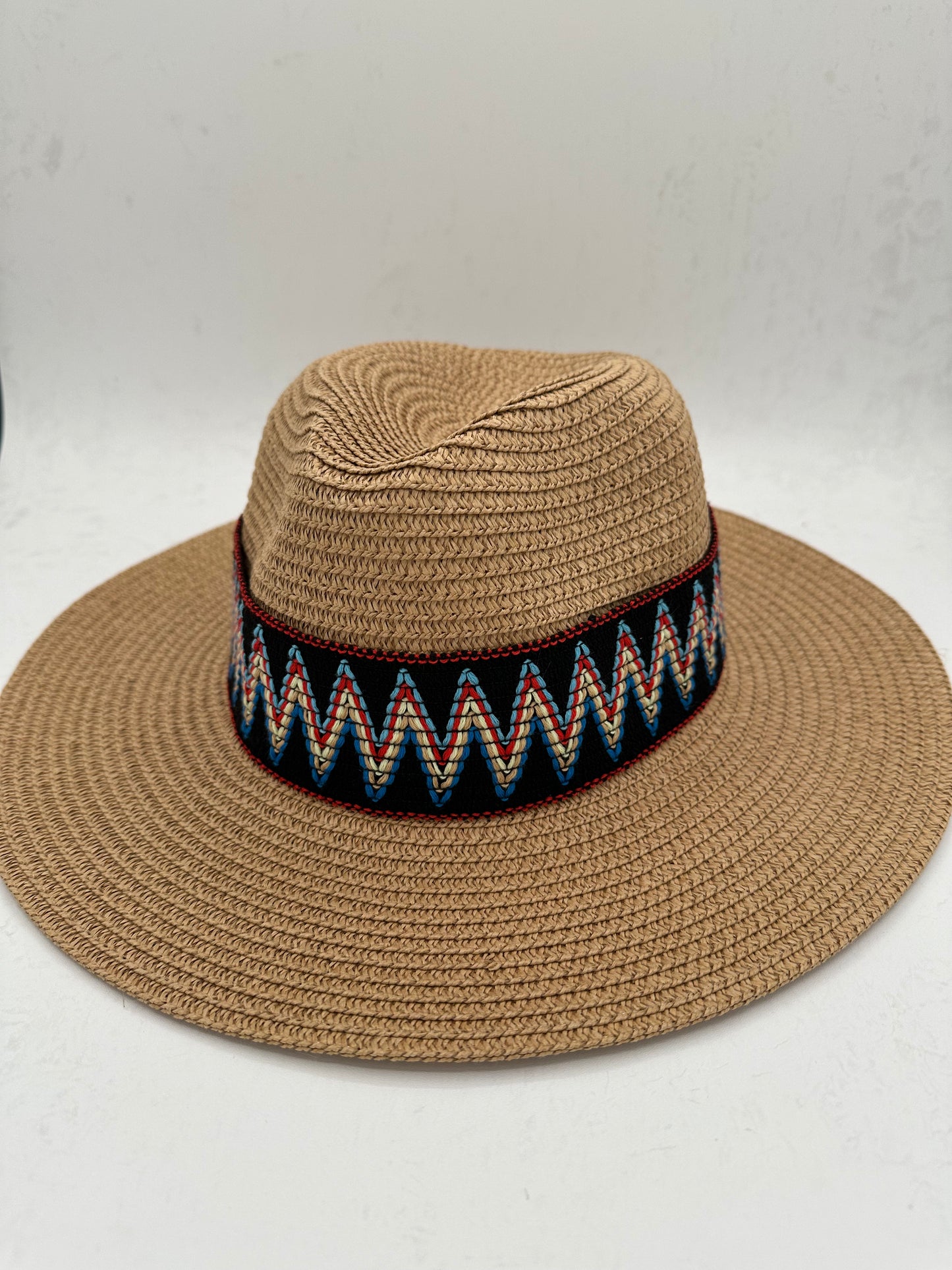 2” Black ZigZag Hat Band