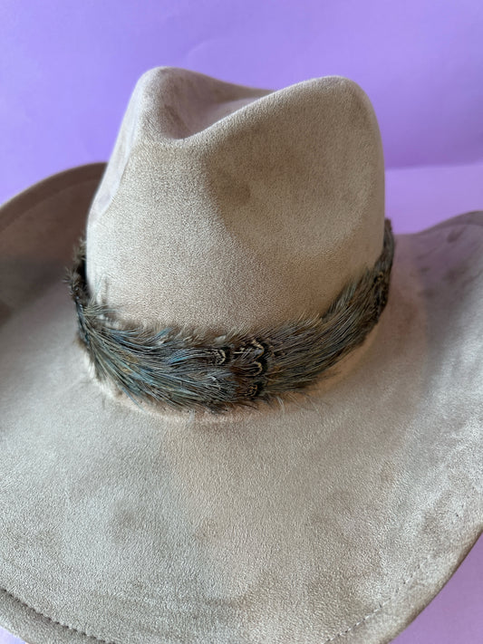 Dove Feather Hat Band
