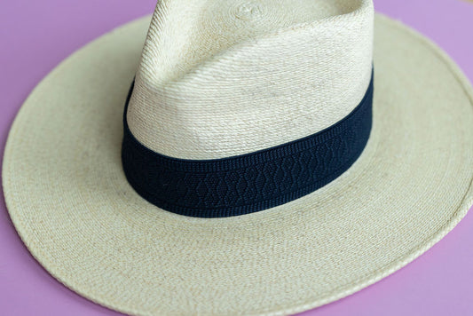 2” Navy Jacquard Hat Band