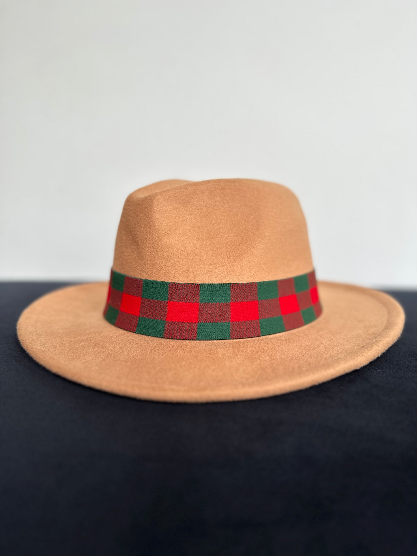 1.5” Reversible Red and Green Gingham