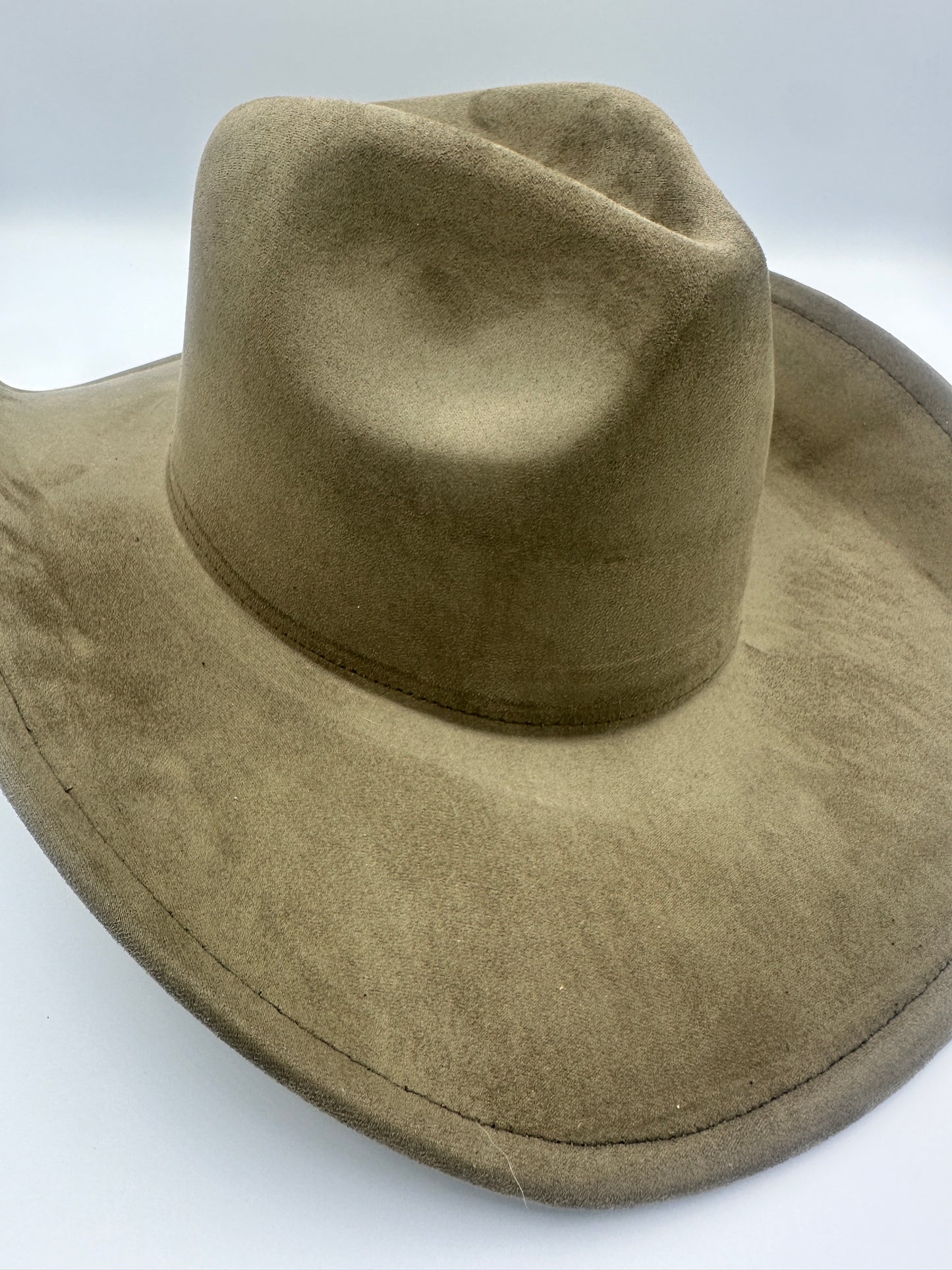 Suede Western Rancher - Olive