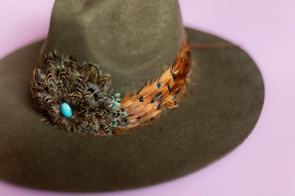 Stellar Feather Hat Band