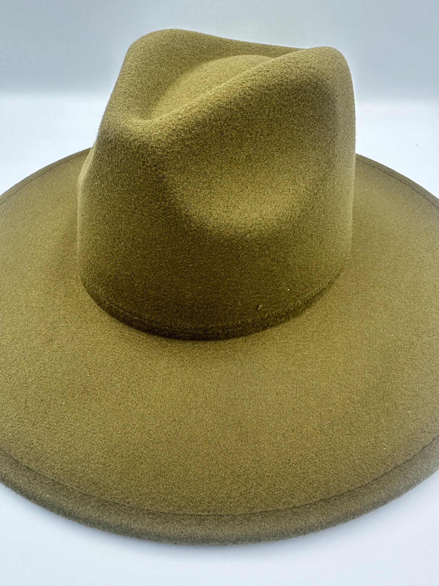 Olive Felt Rancher Hat