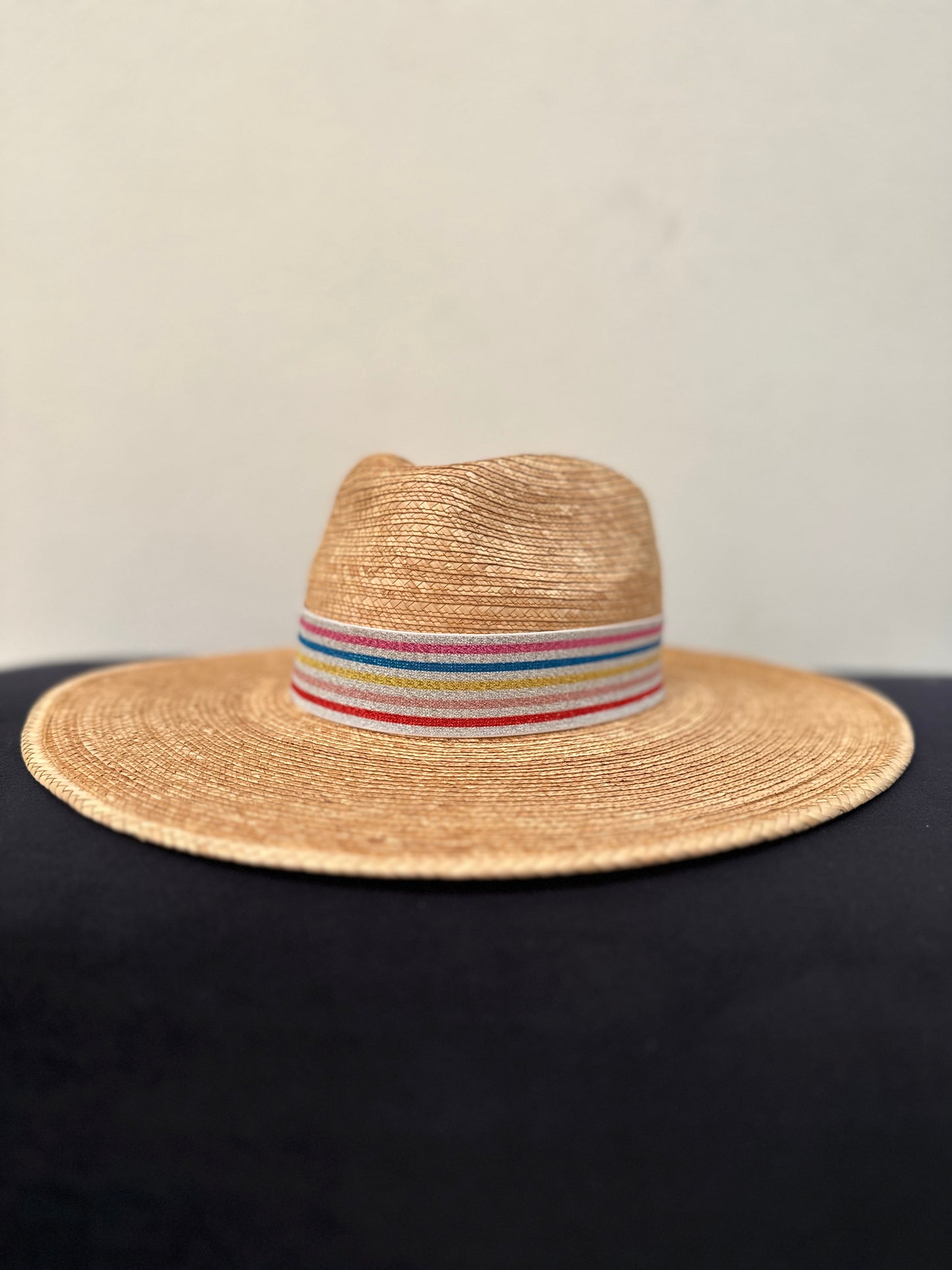 1.5” Silver MultiStripe Hat Band