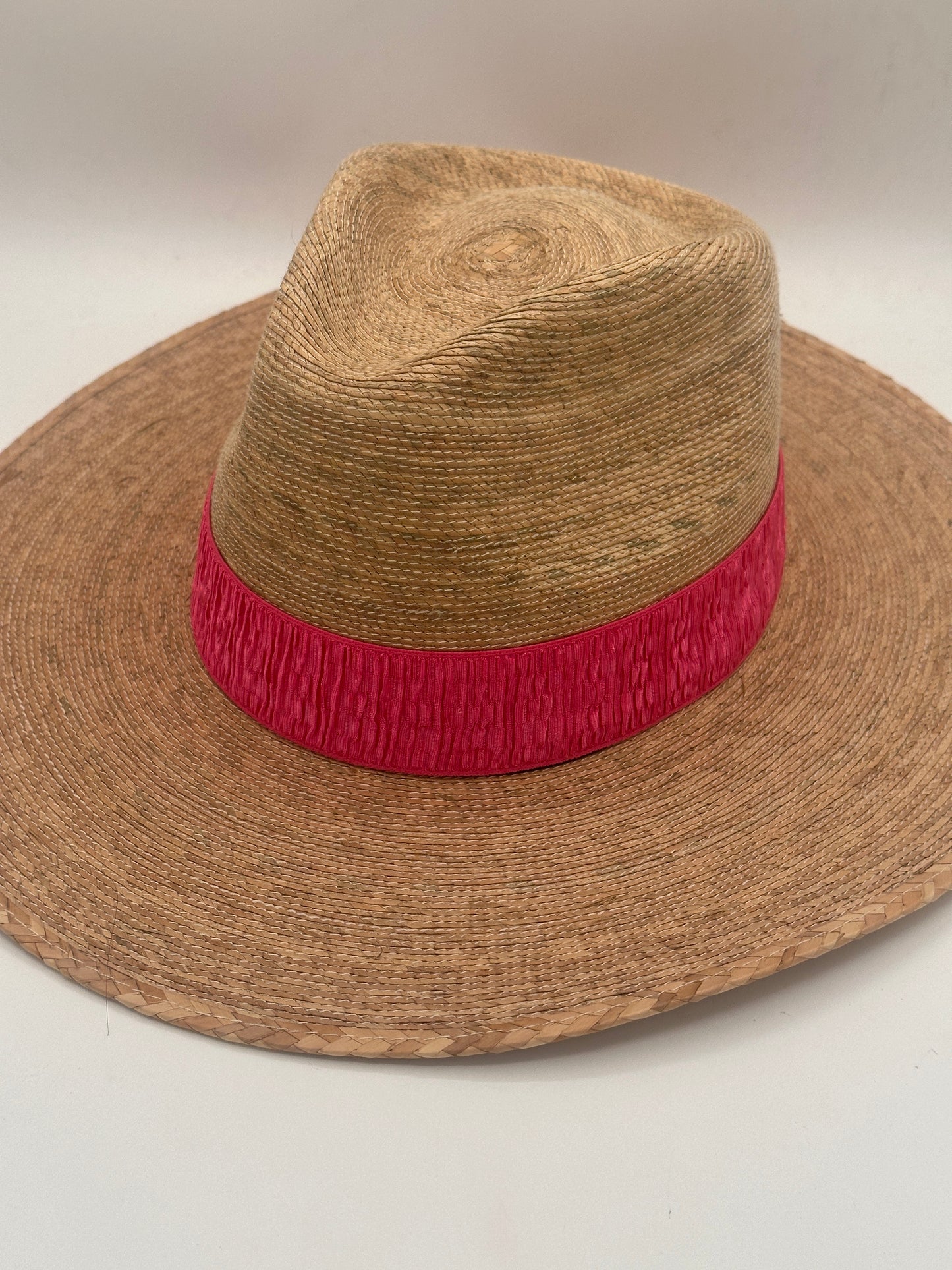 1.5” Pink Ruched Hat Band