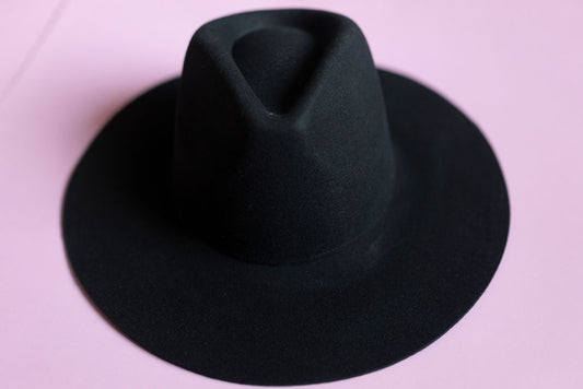 Wool Rancher Hat- Black